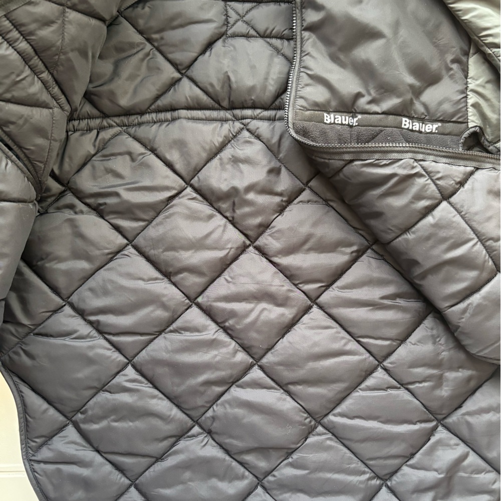 Blauer Men’s Quilted Jacket Liner Black Size Large - Picture 4 of 5